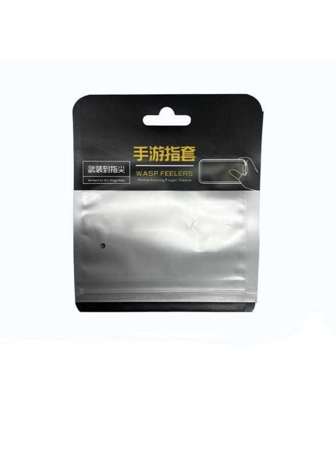 Hand-swimming Finger Set E-sports Game Finger Set 24-pin Ultra-thin Silver Fiber Anti-slip Anti-sweat Professional Chicken Eating And Walking Artifact-Product Color:Finger Sleeve Packaging Bag [do Not Need To Buy Separately]]  - Image 1