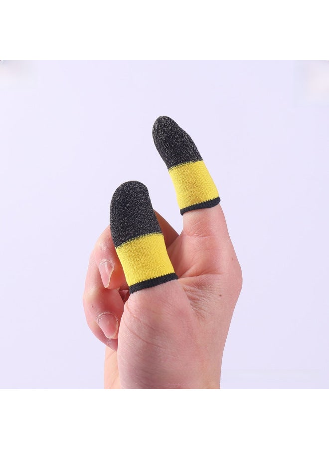 Hand-swimming Finger Set E-sports Game Finger Set 24-pin Ultra-thin Silver Fiber Anti-slip Anti-sweat Professional Chicken Eating And Walking Artifact-Product Color:Finger Sleeve Packaging Bag [do Not Need To Buy Separately]]  - Image 5