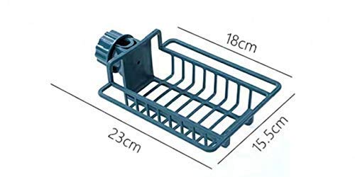 PATEL ENTERPRISE Plastic Kitchen Faucet Sink Sponge Hanging Tap Storage Holder Rack Bathroom Shelves - Image 5