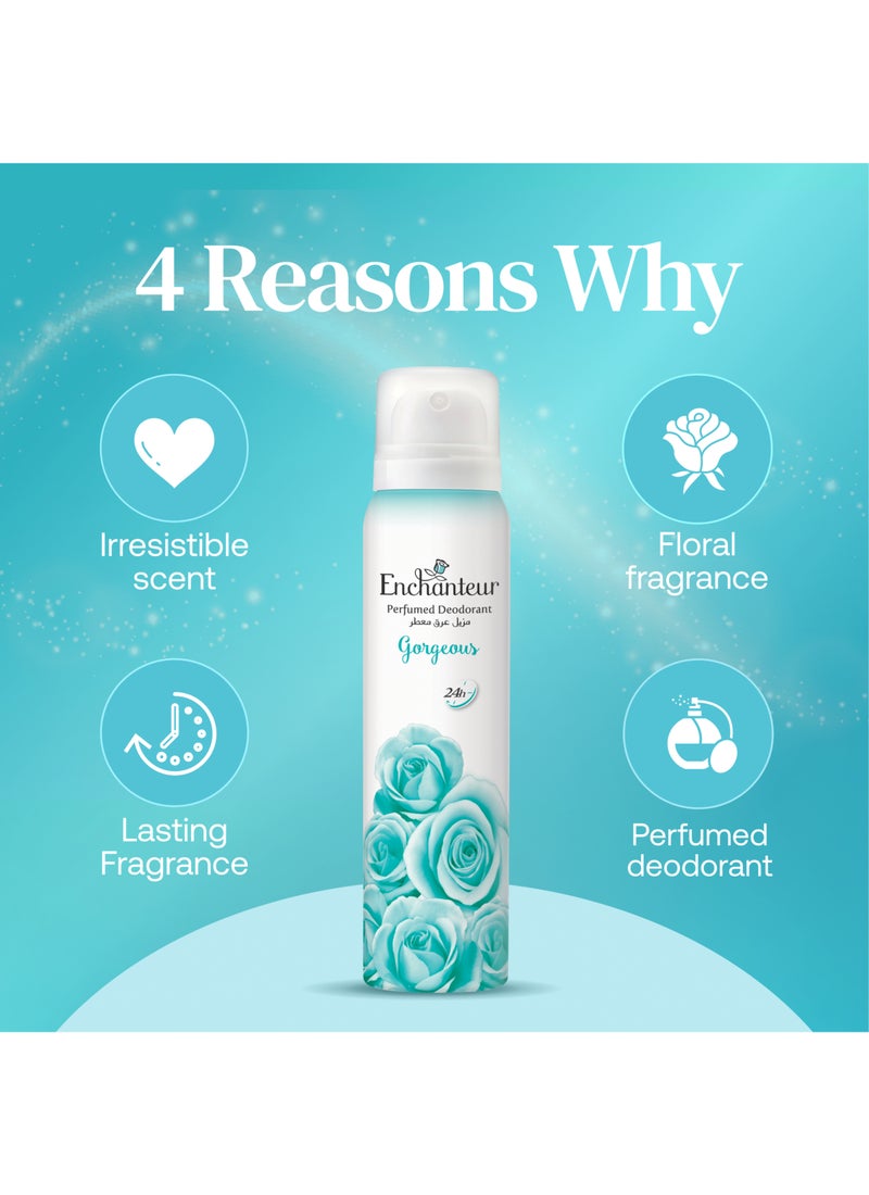 Enchanteur Gorgeous Perfumed Deodorant With Odour Protection - Image 3