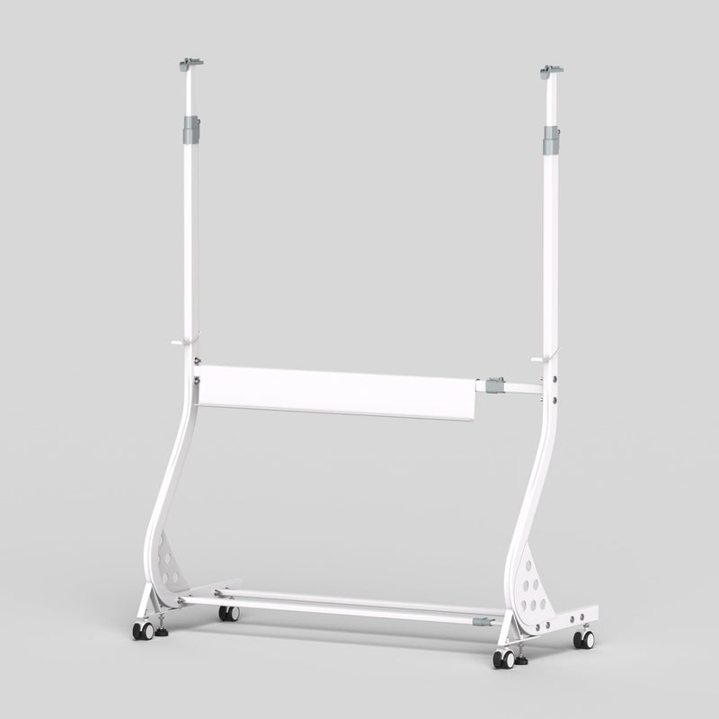 ZHIDIAN Universal Mobile Stand  Height  Width Adjustable Stand On Wheels For Whiteboard Chalkboard Glass Dry Erase Board Interactive Whiteboard Drawing Board