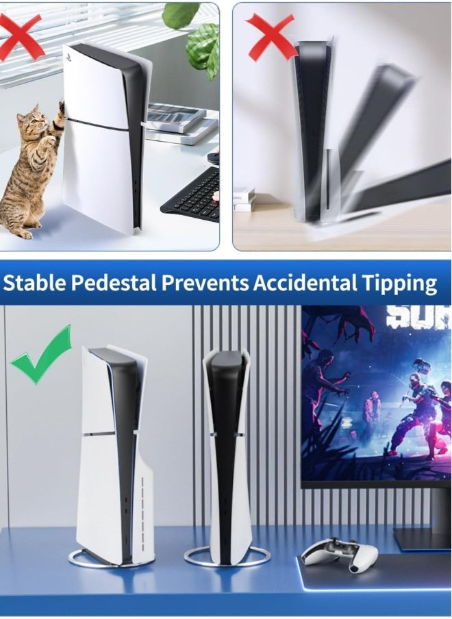 Topleo - Vertical Stand for PS5 Playstation,for Sony 5 Slim Base Holder, for Playstation 5 Accessories - Image 1