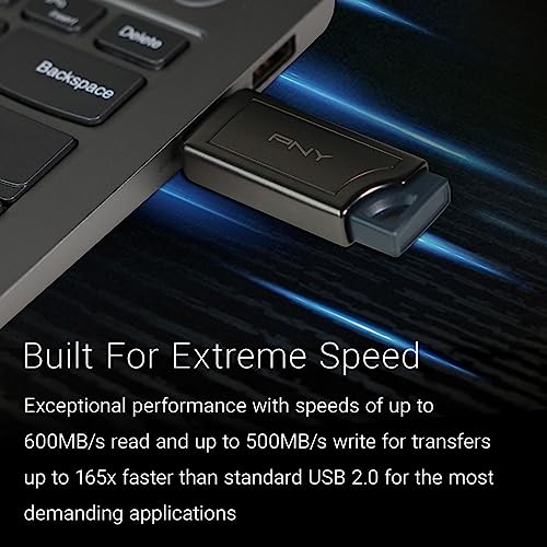 PNY 512GB PRO Elite V2 USB 3.2 Gen 2 فلاش درايف – 600MB/s - Image 3