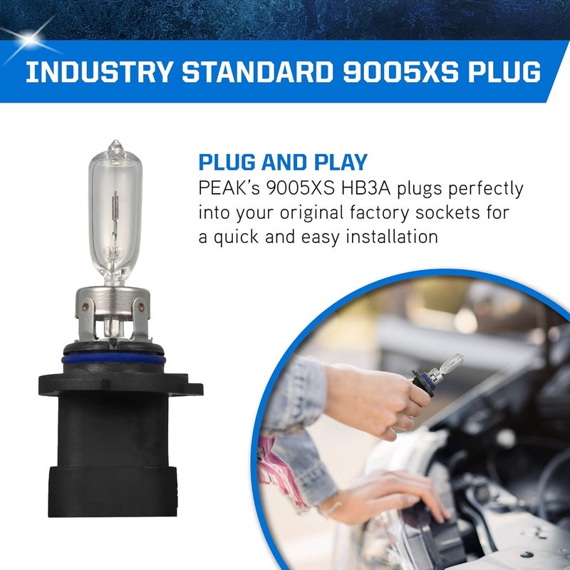 PEAK Power Vision 9005XS/HB3A 65W Headlights (2 Pack) - Image 4