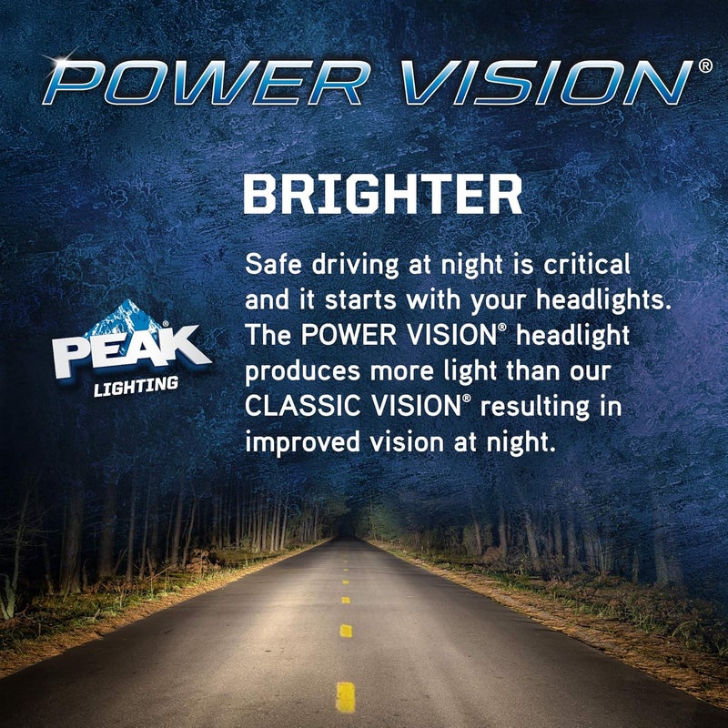 PEAK Power Vision 9005XS/HB3A 65W Headlights (2 Pack) - Image 5