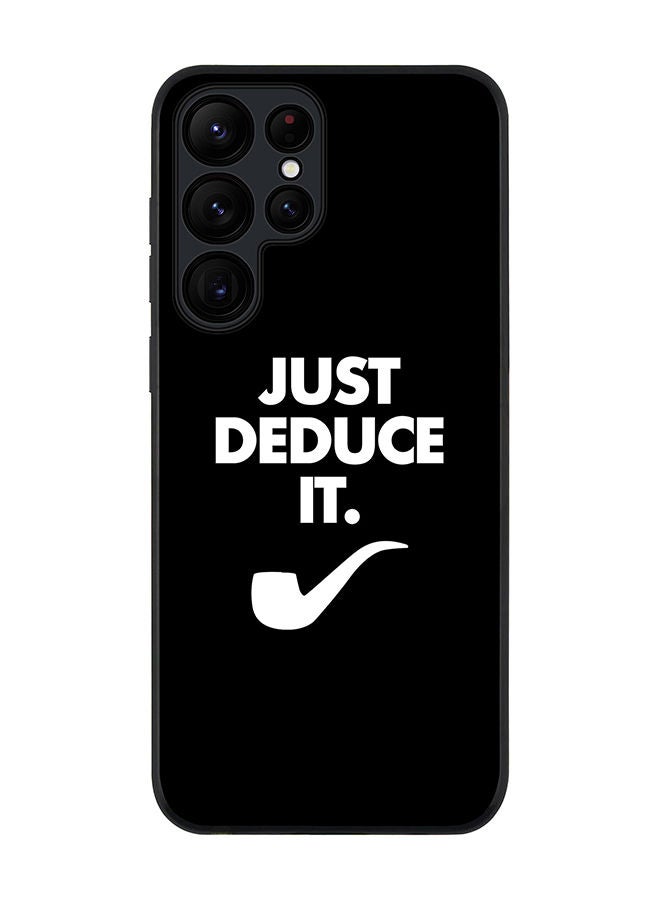 Stylizedd Rugged Black edge case for Samsung Galaxy S23 Ultra 5G Slim fit Soft Case Flexible Rubber Edges Anti Drop TPU Gel Thin Cover - Just deduce it - Image 1