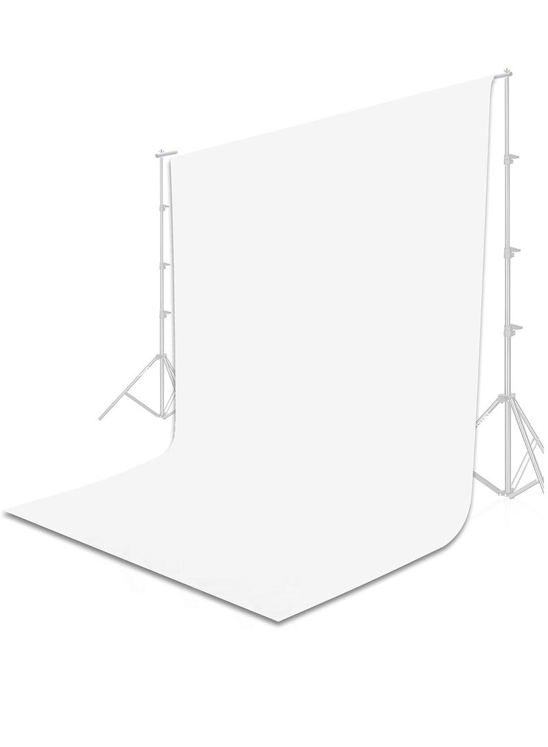 رات سو 3 M × 6 M التصوير الفوتوغرافي قطرات خلفية بيضاء للإعداد المثبت على الحائط التصوير الفوتوغرافي ورقة قماش بيضاء نقية الخلفية تكبير غير أفران الصور الخلفية حزمة إسقاط صورة الحفلة تصوير فيديو - Image 1