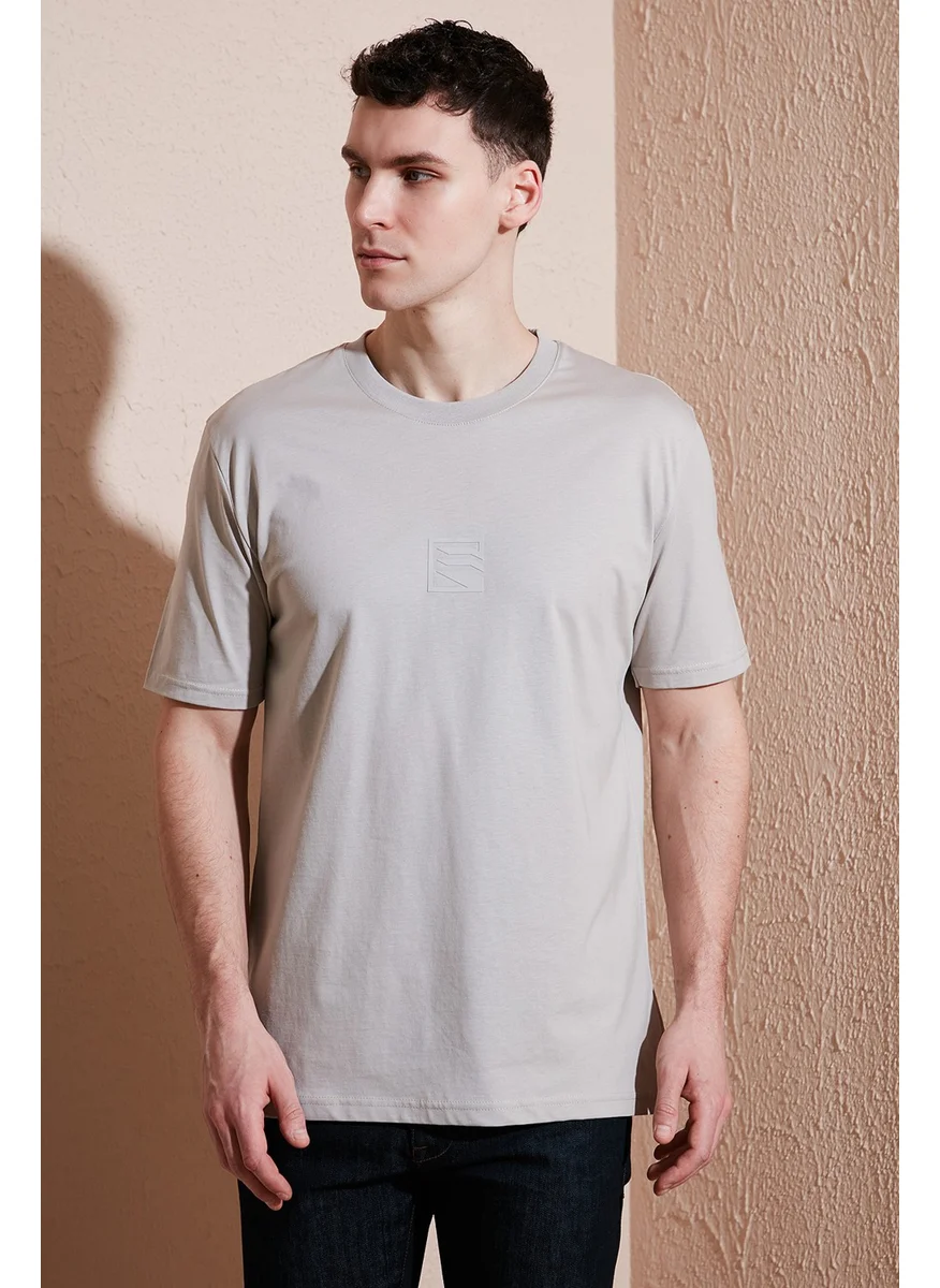 بوراتي Cotton Regular Fit Crew Neck T Shirt Men's T Shirt 5902948