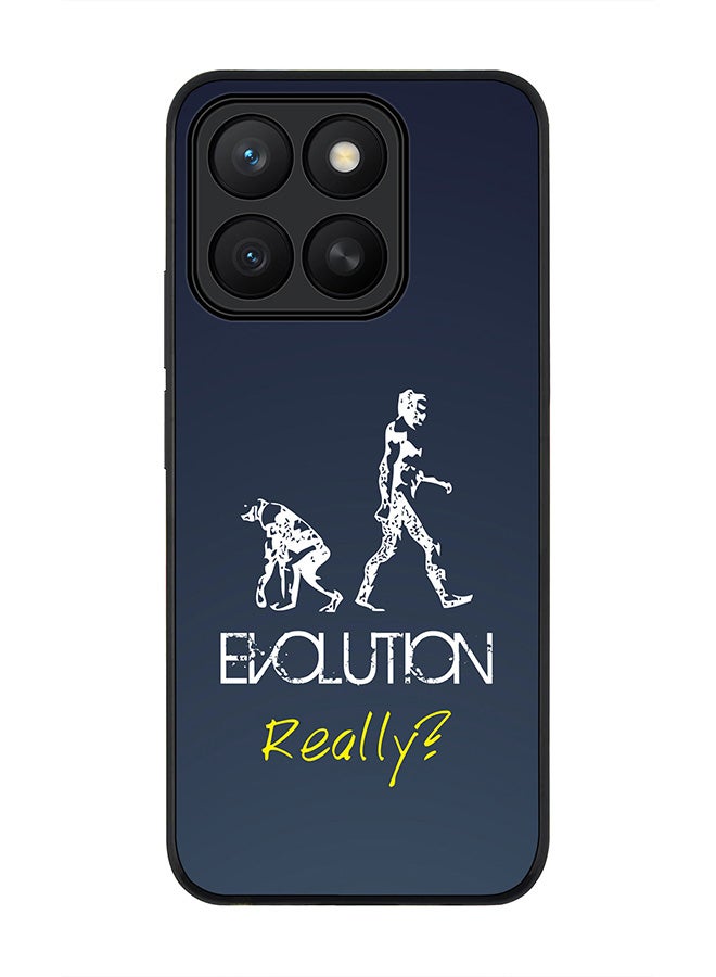 Stylizedd For Honor X8c Case,Slim fit Camera Protection, Shockproof Thin Phone cover  - Evolution, Really (Grey)