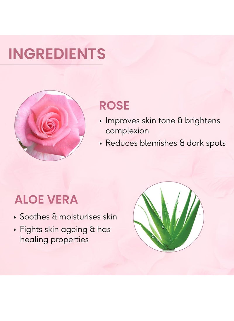 ENN - Enn Rose Ultra Light Hydrating Gel Face Cream Moisturizer for Soft and Glowing Skin with Rose Oil Aloe Vera Gel and Hyaluronic Acid Moisturizer for Daily Skin Brightening for All Skin Types 50gm - Image 1