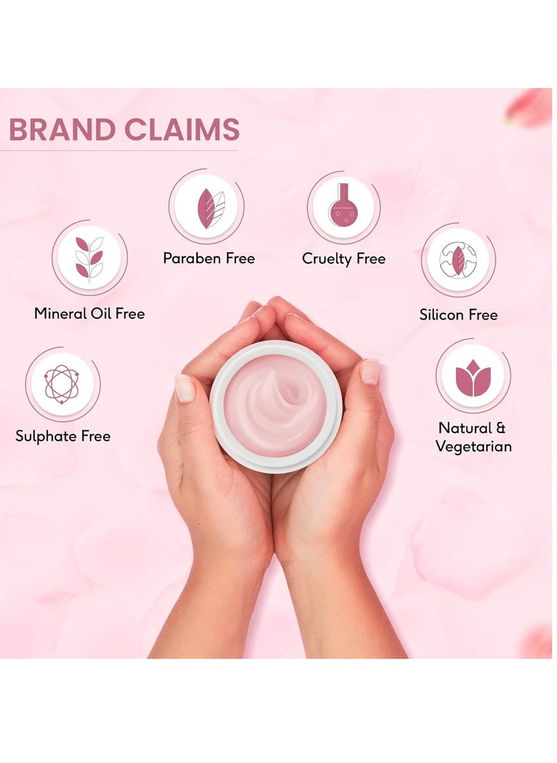 ENN - Enn Rose Ultra Light Hydrating Gel Face Cream Moisturizer for Soft and Glowing Skin with Rose Oil Aloe Vera Gel and Hyaluronic Acid Moisturizer for Daily Skin Brightening for All Skin Types 50gm - Image 1