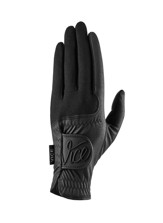 Vice Golf Duro Black | Golf Glove | Features: Highly Durable Synthetic Suede, Great fit and Feel (L, Left) - Image 1