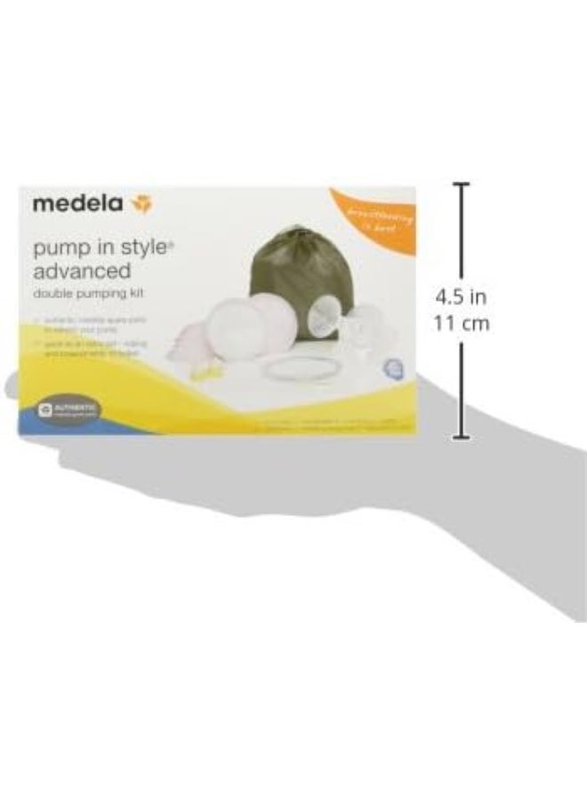 Medela Pump in Style Advanced Double Pumping Kit with Authentic Medela Spare Parts, Includes Breast Shields, Connectors, and Accessory Bag, Made Without BPA - Image 4
