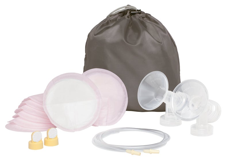Medela Pump in Style Advanced Double Pumping Kit with Authentic Medela Spare Parts, Includes Breast Shields, Connectors, and Accessory Bag, Made Without BPA - Image 1