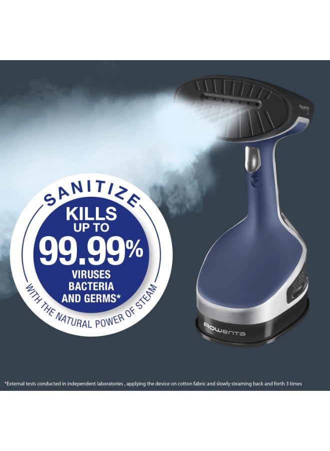 Rowenta, Steamer for Clothes, X-Cel Handheld Steamer, 25-Second Fast Heat-Up, Powerful Dewrinkling Steam, 9.84 Extra-Long Cord, 1875 Watts, Black Clothes Steamer, Travel Must Have, DR8220 - Image 2