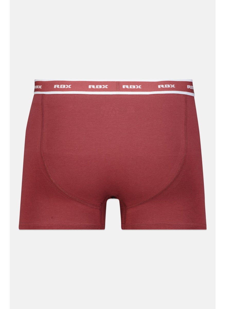 RBX Men 3 Pieces Brand Logo Boxer Briefs, Navy/White  - Image 4
