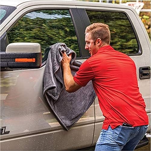 MAXOSHINE El Supremo 1600 GSM Microfiber Cloth for Car Drying and Detailing Super Absorbent Cleaning Cloth with Edgeless Design Twisted Loop Towel Plush Pile/Lint Free (40 x 60 cm) - Image 4