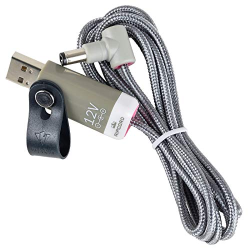 MyVolts Ripcord USB to 12V DC Power Cable Compatible with Elektron DigitaktDigitoneDigitone KeysOctatrack MKII Power Your Gear from USB - Image 1