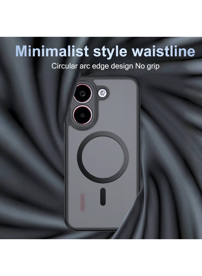 general Case for Xiaomi Poco X8 Pro 5G, Built-in Magnetic Ring, Non-Slip Hold, Shockproof and Scratch-Resistant, Magnetic Mobile Phone Case for Xiaomi Poco X8 Pro 5G Case - Image 2