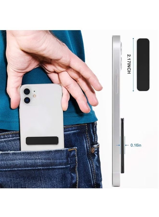 الهاتف الخليوي Kickstand متعدد الزوايا الألومنيوم مسند حامل حامل للمكتب مكتب متوافق مع جميع الهواتف الذكية أوقد جميع الأجهزة الصغيرة (فضي) - Image 2