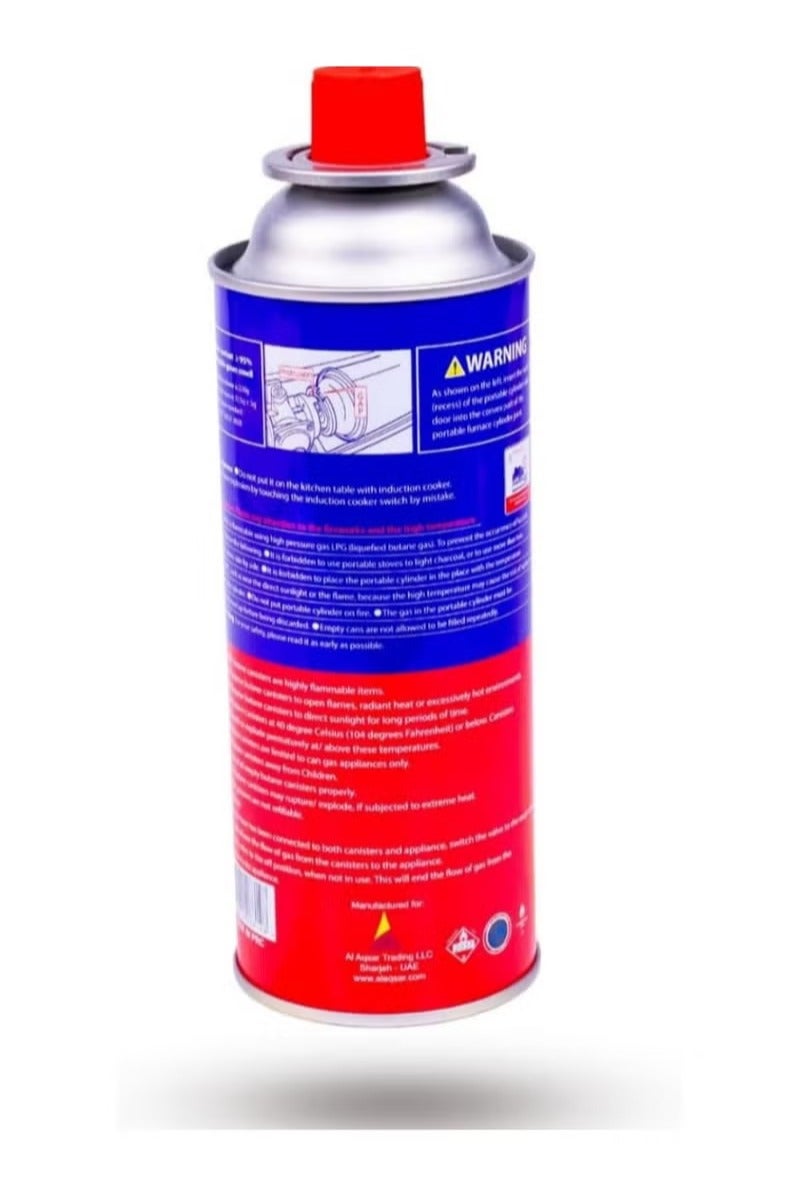 Sunny طقم موقد غاز محمول 8 قطع من ساني خيارك المشرق 220 جرام، غاز البيوتان والبروبان لمواقد التخييم، خليط غاز عالي الأداء، البيوتان - Image 3