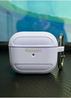 Spigen Apple AirPods 3/Pro 2/Pro Case Rugged Armor with Keychain Purple  - Image 2
