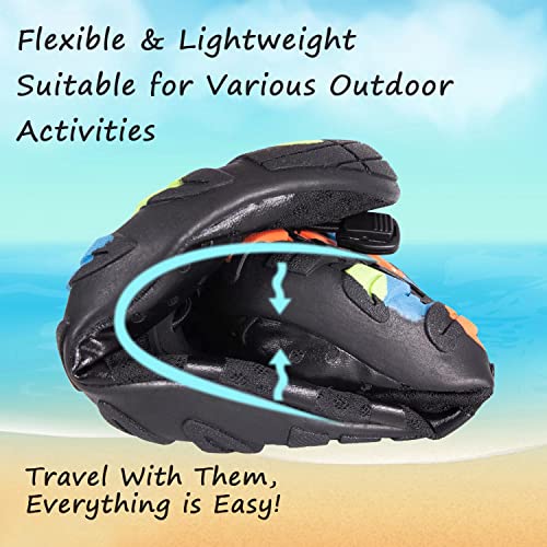 YALOX Water Shoes Men's Women's Swim Shoes Outdoor Beach Barefoot Quick-Dry Aqua Pool Socks Swimming Yoga Surfing Exercise(927Grey,39EU) - Image 5