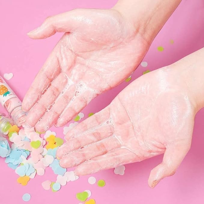 PARABRAHMA Pack of 6 Designer Paper Soap Tube Shape Bottle Paper Soap Clean Soft Bath For Travel For Personal Hand Washing Disposable Confetti Cleaning 6 Pcs - Image 5