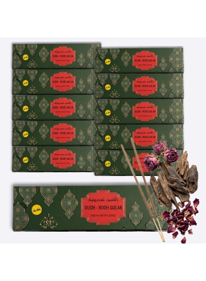 Sree Vani SreeVani Oudh Gulab Incense Sticks – 50g Premium Natural Blend of Rose and Oudh - Image 1