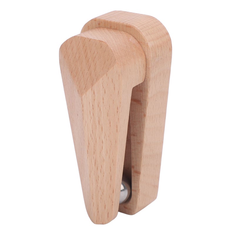 Solid Wood Towel Clip: Wall Mounted, Self Adhesive, No Drilling - Sturdy Beech Wood Construction, Space Saving Towel Hook for Bathroom, Kitchen, Bedroom - Image 4