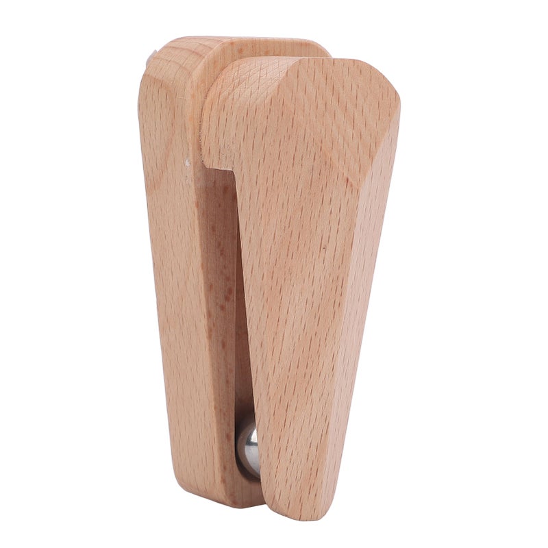 Solid Wood Towel Clip: Wall Mounted, Self Adhesive, No Drilling - Sturdy Beech Wood Construction, Space Saving Towel Hook for Bathroom, Kitchen, Bedroom - Image 2