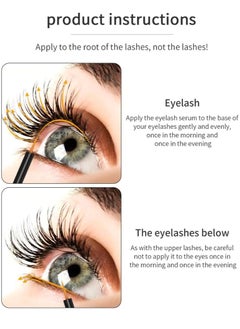 W3W Eyelash Enhancer Serum Eyelash Growth Serum Nourishing Lash Serum Enhancing Eyelash Serum Gentle Formula Thicker Stronger Longer Flexible Lashes Gentle No Irritating Brow Serum 4ml  - Image 3