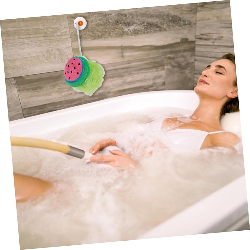 GALPADA Ball Set 4 Large Cartoon Shower Balls Exfoliating Mesh Bath Toys Colorful Bath Accessories for Fun Shower Experience - Image 5