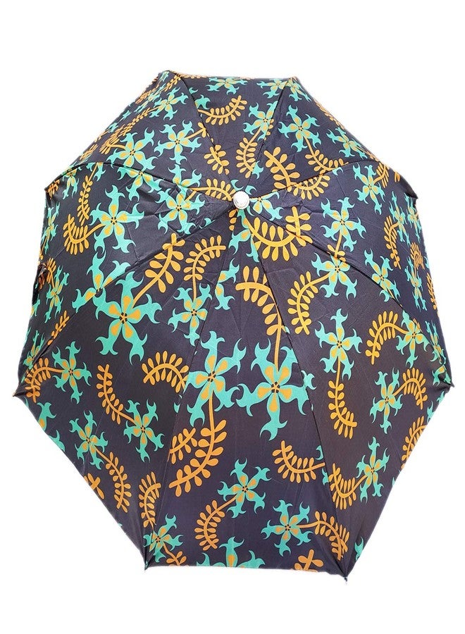 RAINPOPSON 2 Fold Printed Big Size Stylish Umbrella for Women & Men UV Protection Office Umbrella Combo for Girls (Multicolor Printed) - Set of 2 (UM-96) - Image 3