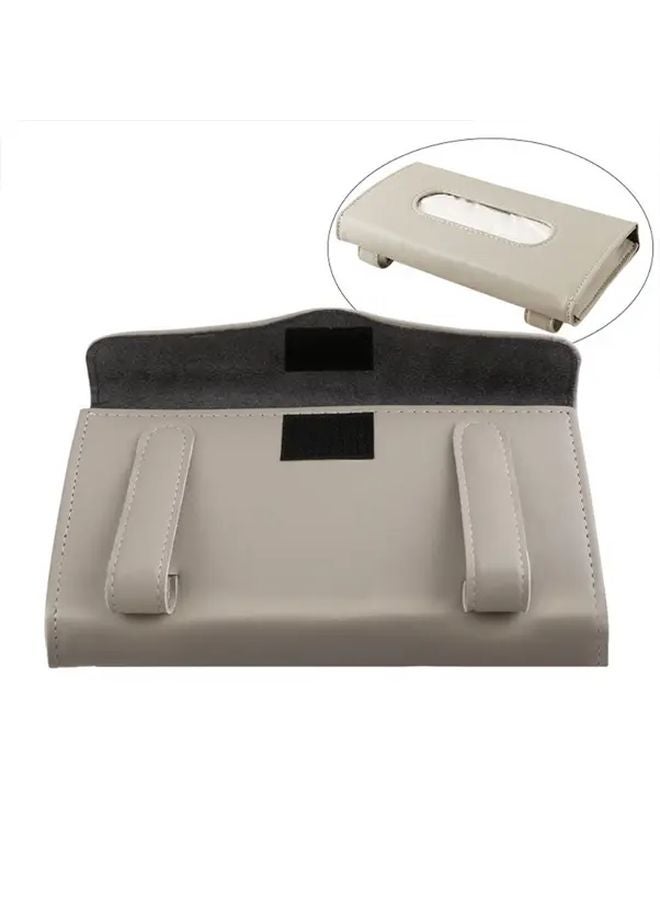 Black Car Sun Visor Tissue Box Holder 1pc - Image 5