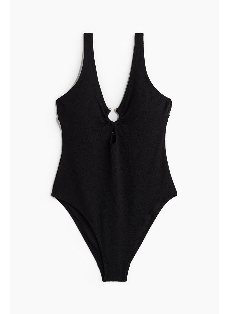 اتش اند ام Padded-Cup High Leg Swimsuit