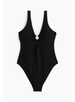 H&M Padded-Cup High Leg Swimsuit 