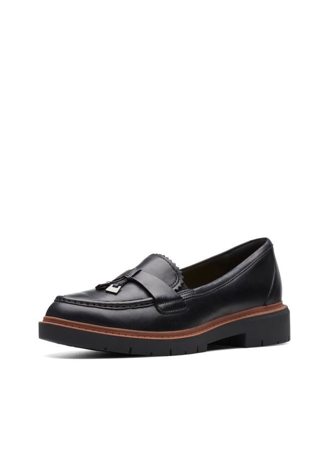 clarks Women's Westlynn Bella Loafer, Black Leather, 10, Black Leather, 10 - Image 1