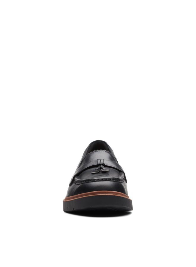 clarks Women's Westlynn Bella Loafer, Black Leather, 10, Black Leather, 10 - Image 5