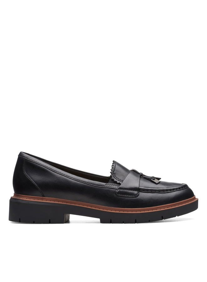clarks Women's Westlynn Bella Loafer, Black Leather, 10, Black Leather, 10 - Image 3