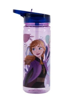 Frozen Ecozen BPA-Free Water Bottle with Sippy Straw Purple and Blue 580ml - pzsku/Z831A14BF998AC8782F92Z/45/_/1724679790/54573056-51ad-463f-8e73-ec068abb8da7