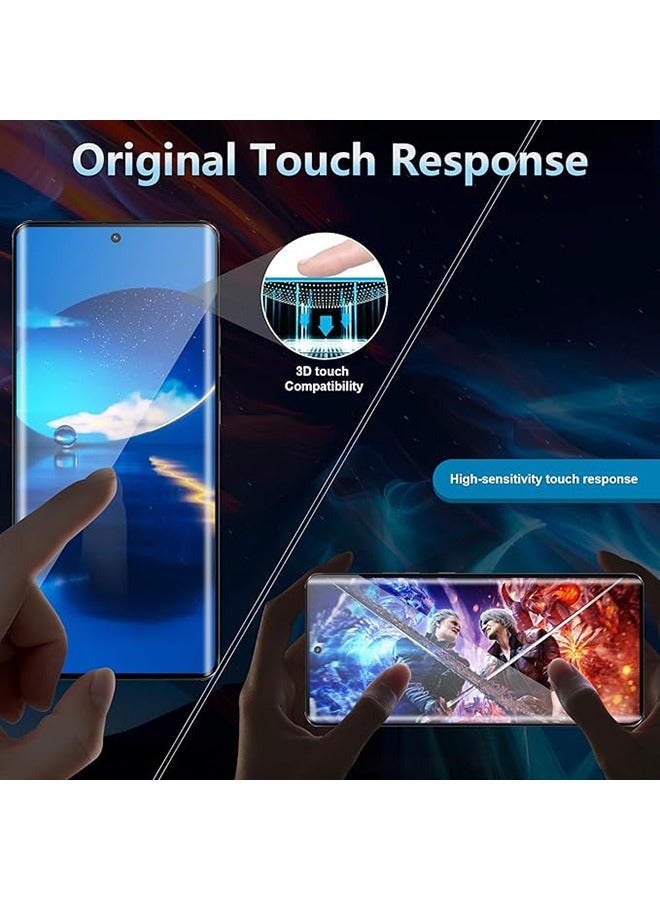 2 Pack Motorola Edge 50 5G Screen Protector, 9H Tempered Glass Screen Protector for Motorola Edge 50 5G, Premium 3D Curved Edge Guard Film，Case Friendly, Anti-Scratch Film (Edge Adhesive) - Image 5