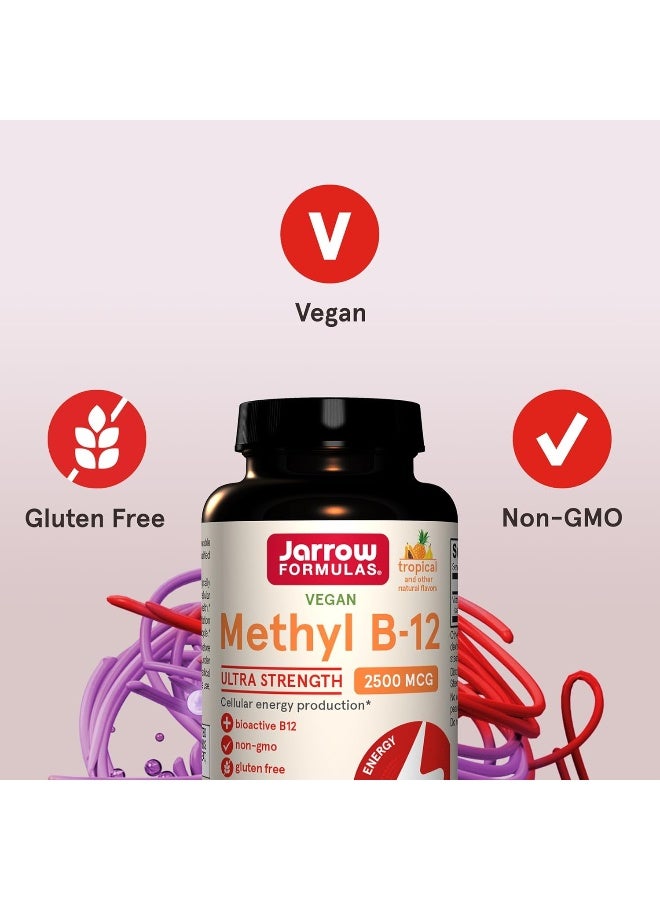 jarrow formulas Ultra Strength Methyl B-12 Chewable Tablets for Energy - Image 5
