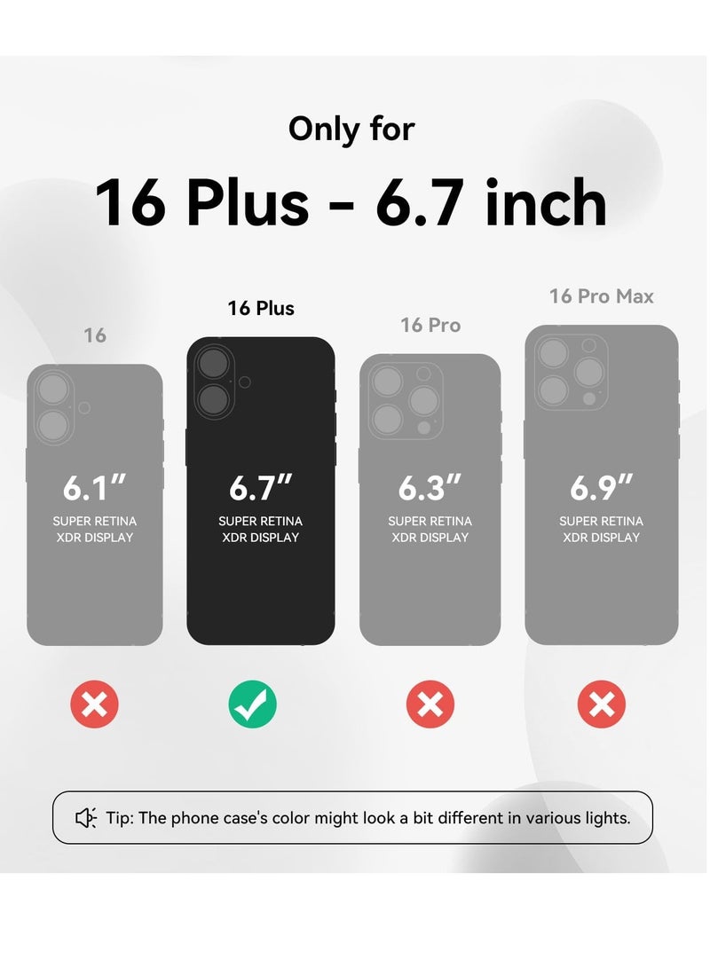 ELTRAZONE Compatible with iPhone 16 Plus Case, Silicone Upgraded [Camera Protection], [Compatible with MagSafe], Anti-Scratch Microfiber Lining Inside with 2 Screen Protectors – Black - Image 2