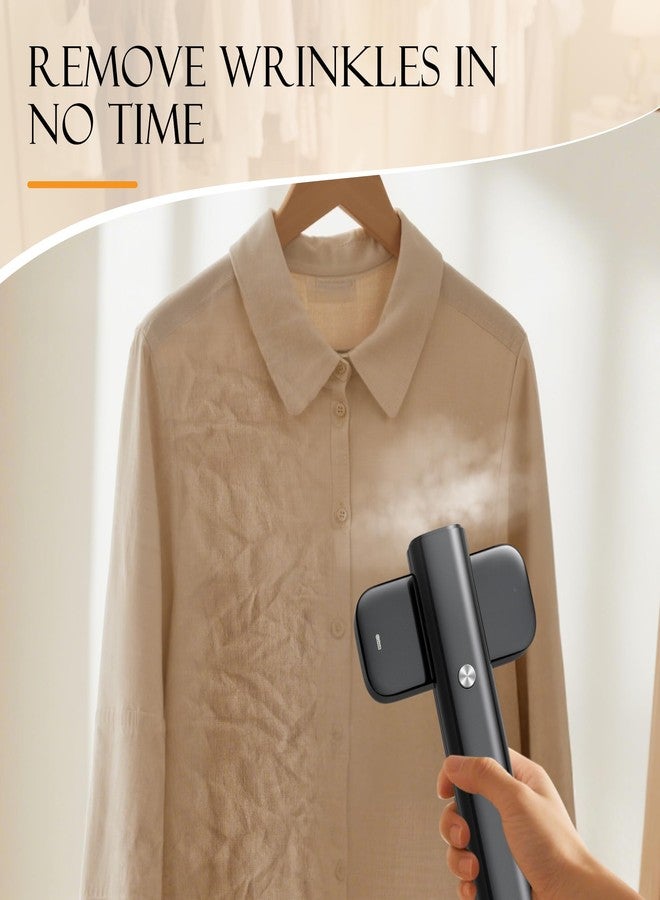 nesmar Steamer for Clothes, Portable Handheld Garment Steamer for Fabric Wrinkles Remover, 15s Fast Heat-up, 90ml Water Tank with Heat-Resistant Gloves, Convenient clothes steamer for Home, Office and Travel - Image 2