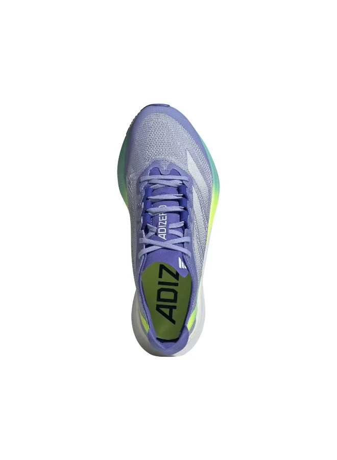 Adidas Adizero Boston 12 W Blue Running Shoes For Women 3.5