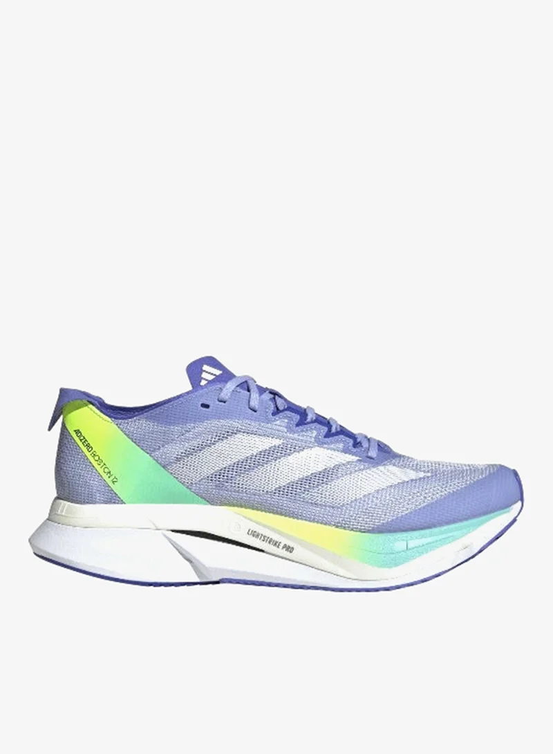 Adizero Boston 12 W Blue Running Shoes