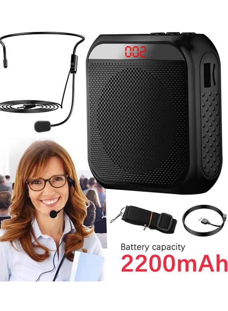 KASTWAVE Portable Rechargeable Voice Amplifier with Wired Microphone Headset - Image 2