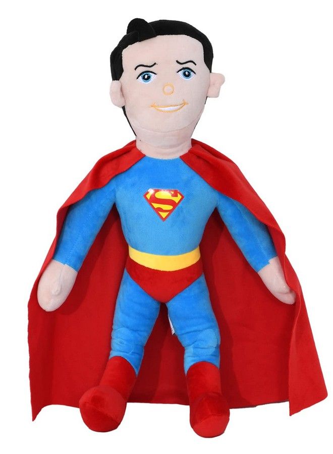 Mirada Plush Stuffed Standing Blue Superman Soft Toy For Kids Boys45Cm - Image 2
