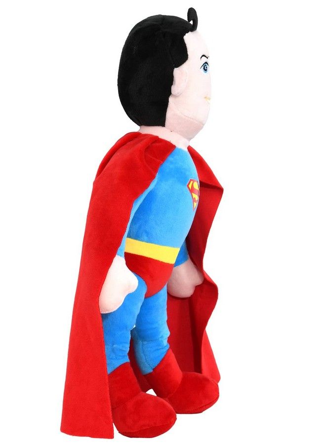 Mirada Plush Stuffed Standing Blue Superman Soft Toy For Kids Boys45Cm - Image 3